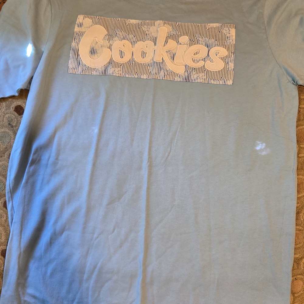 Cookies Light Blue Short Sleeve Tee - Picture 1 of 2